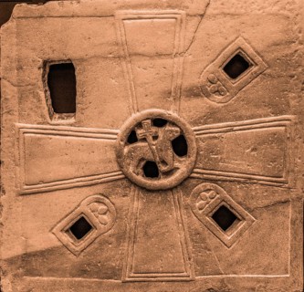 Baptistery, early Christian baptistery from the 5th century, basilica of Aquileia from the 11th
