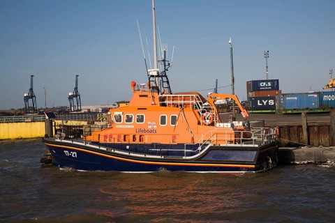 RNLI lifeboat Harwich, Essex, England, United Kingdom, Europe