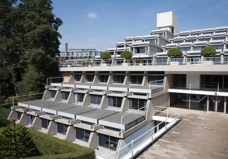 New Court building in Christ's College, University of Cambridge, architect Sir Denys Lasdun built