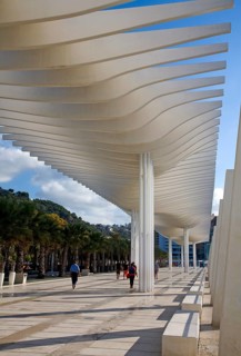 Quay two El Palmeral de las Sorpresas port development of the modern new cruise terminal, Malaga,