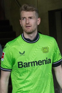 Football match, goalkeeper and captain Lukas HRADECKY Bayer Leverkusen, Voith-Arena football