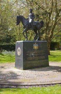 Duleep Singh Sikh statue, Thetford, Norfolk, England, United Kingdom, Europe