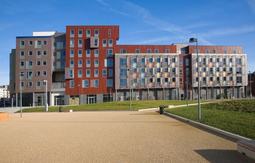 Athena Hall new student accommodation, Wet Dock, Ipswich, Suffolk, England, United Kingdom, Europe