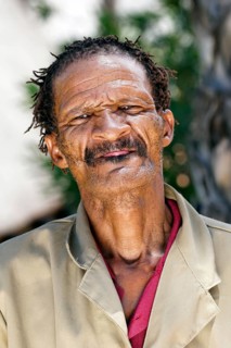 Man from the Nama tribe in Namibia