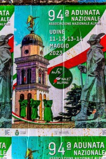 Annual meeting of the Alpini in Udine, mountain hunters, island of Grado, north coast of the