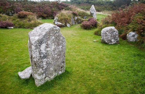 Chysauster Ancient Village is a late Iron Age and Romano-British village of courtyard houses in