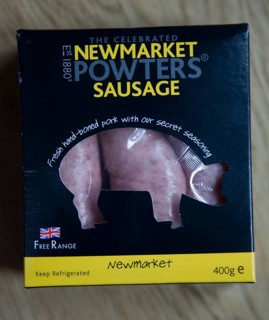 Suffolk, UK. 3 November 2012 Newmarket Sausages given special status to become the 50th British