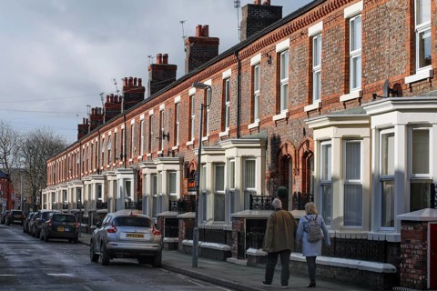 Residential buildings at the Liverpool FC football stadium, 02/03/2019