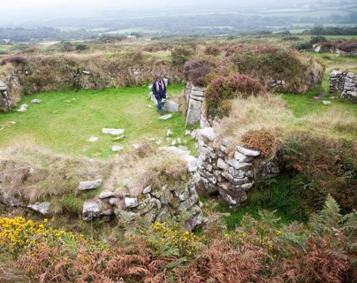 Chysauster Ancient Village is a late Iron Age and Romano-British village of courtyard houses in