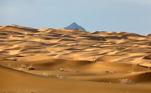 Mesr Desert in Iran. The Mesr Desert is part of the central Dashte-Kavir desert, 12.03.2019