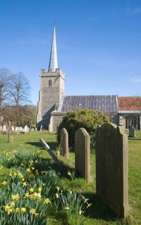Parish church of Saint Peter at the village of Yoxford, Suffolk, England, United Kingdom, Europe