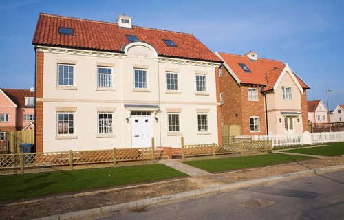The Maharishi Garden Village is a 30-home settlement in Rendlesham, Suffolk, England built