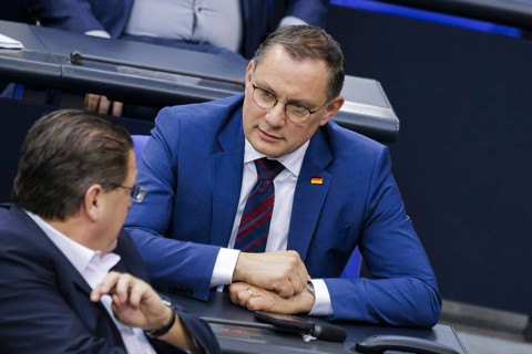 Tino Chrupalla, AFD, Member of the Bundestag. Berlin, 21.02.2024