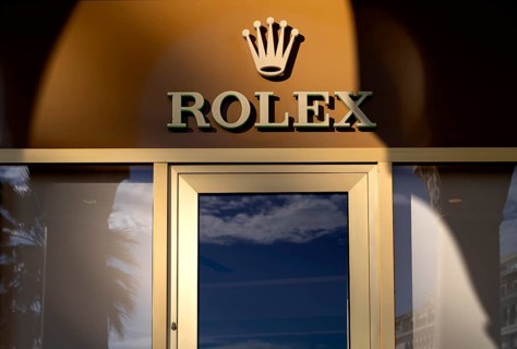 Rolex Brand Store, Logo, Shop, Platia Aristotelous, Aristotle Square, Thessaloniki, Macedonia,