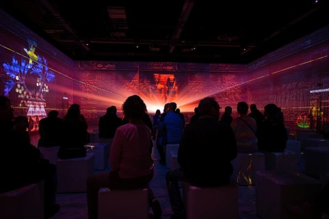 Exhibition about Tutankhamun, immersive, interactive, Hanns-Martin-Schleyer-Halle, Stuttgart,