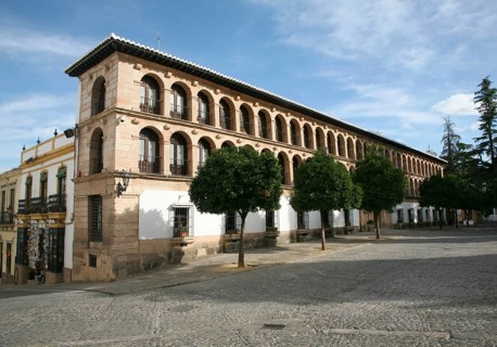 Ayuntamiento City Hall building built in 1734 Ronda, Malaga province, Spain, Europe