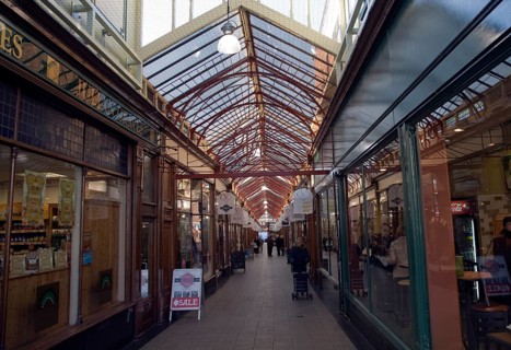 Victoria arcade shops, Great Yarmouth, Norfolk, England, United Kingdom, Europe