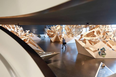 Exhibition in the Futurium. Ideas for the future come to life on 3000 square metres. In three