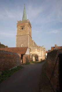 Parish church of Saint James, Nayland village, Essex, England, United Kingdom, Europe
