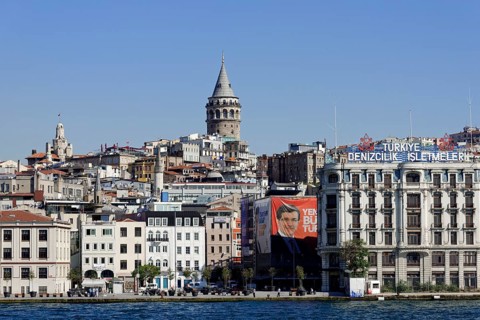 Galata Tower called also the Tower of Christ is a medieval stone tower in the Galata quarter of