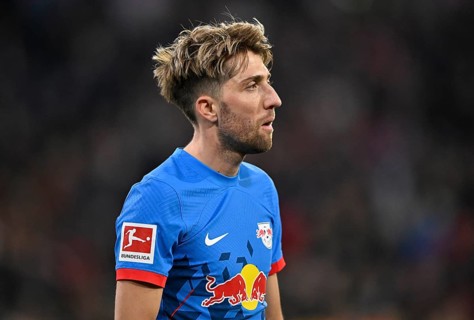 Disappointment with Kevin Kampl (44) RasenBallsport Leipzig RBL, portrait, Allianz Arena, Munich,