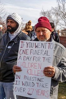 Hamtramck, Michigan USA, 25 February 2024, Two days ahead of Michigan's Presidential primary