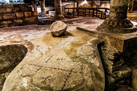 Crypt of the excavations from the 4th century, Crypta degli Scavi, Basilica of Aquileia from the