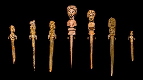 Hairpins, 1st-4th century, National Archaeological Museum, Villa Cassis Faraone, UNESCO World