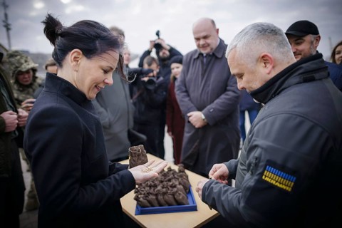 Annalena Baerbock (Alliance 90/The Greens), Federal Foreign Minister, is travelling in Ukraine to