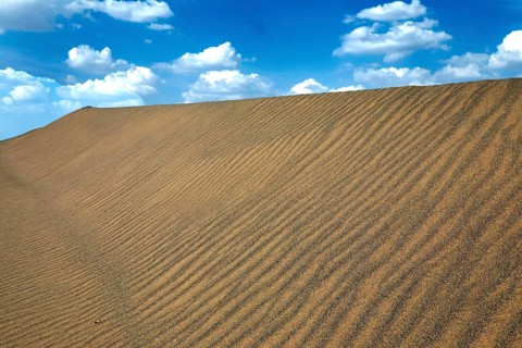 Mesr Desert in Iran. The Mesr Desert is part of the central Dashte-Kavir desert, 12.03.2019