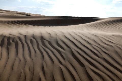 Mesr Desert in Iran. The Mesr Desert is part of the central Dashte-Kavir desert, 12.03.2019