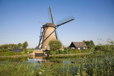 Windmills at Kinderdijk, Netherlands