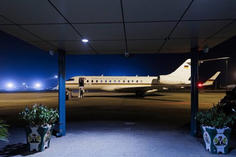 Air Force Global 6000 in Abuja, Nigeria, 04.02.2024.photographed on behalf of the Federal Ministry