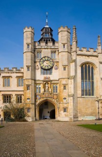 Trinity College chapel entrance, University of Cambridge, Cambridgeshire, England, United Kingdom,