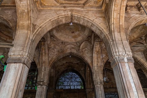 Sidi Saiyyed Mosque, Unesco site, Ahmedabad, Gujarat, India, Asia