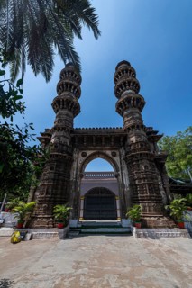 Sidi Bashir Masjid, The Shaking Minarets, Unesco site, Ahmedabad, Gujarat, India, Asia