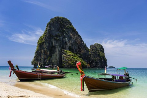 Longtail boat, fishing boat, wooden boat, boat, decorated, tradition, traditional, faith, cloth,