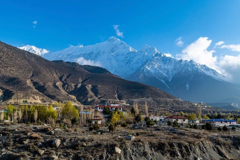 Nilgiri mountain, Jomsom, Nepal, Asia