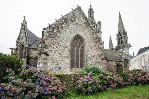 Calvary Church of Saint-Germain, Pleyben, Departement Finistere, Brittany, France, Europe