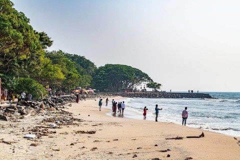 Vasco da Gama beach, Kochi, Kerala, India, Asia