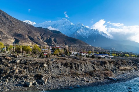 Nilgiri mountain, Jomsom, Nepal, Asia