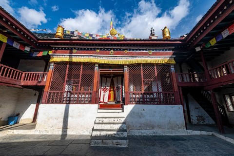 Historical village of Marpha, Jomsom, Nepal, Asia