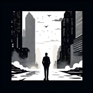 New yorker style editorial illustration minimalist font, AI generated