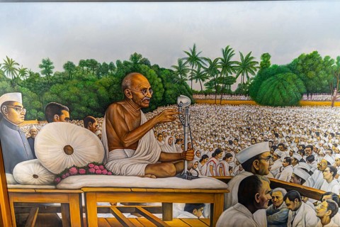 Gandhi Ashram Museum, Unesco site, Ahmedabad, Gujarat, India, Asia