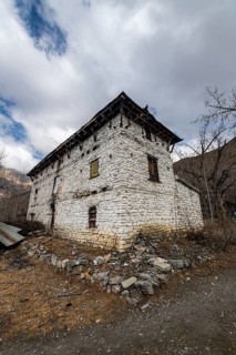 Vishnu temple, Mutinath valley, Kingdom of Mustang, Nepal, Asia