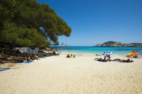 Beach, Cala Guya, Cala Rajada, Majorca, Majorca, Balearic Islands, Spain, Europe