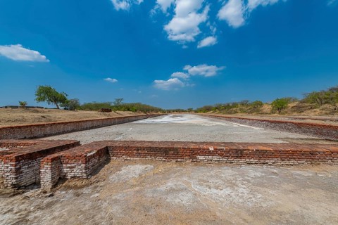 Lothal southernmost site of the ancient Indus Valley civilisation, Gujarat, India, Asia
