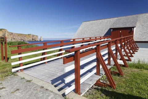 Architecture, historic building, Perce, Gaspesie, Province of Quebec, Canada, North America -,