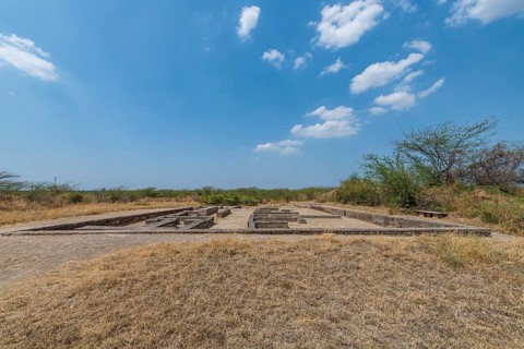 Lothal southernmost site of the ancient Indus Valley civilisation, Gujarat, India, Asia