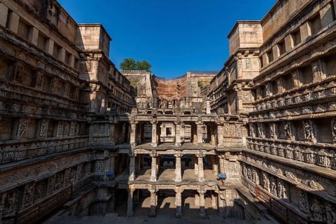 Unesco site, Rani Ki Vav, The Queen's Stepwell, Patan, Gujarat, India, Asia